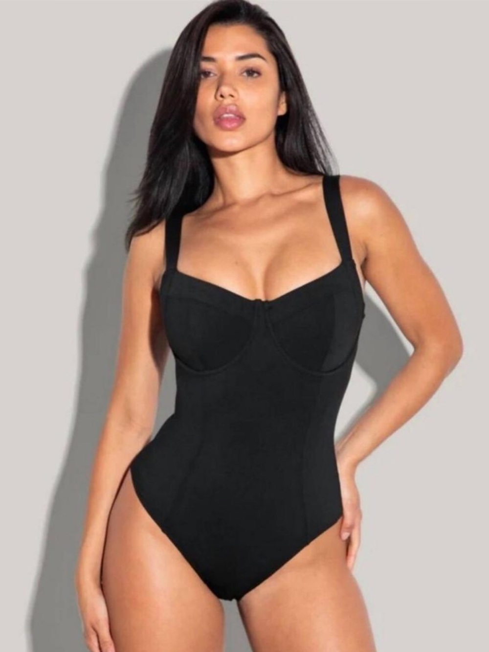 TA3 lifty black regular/long one piece shapewear swimsuit sculpting size XL NEW